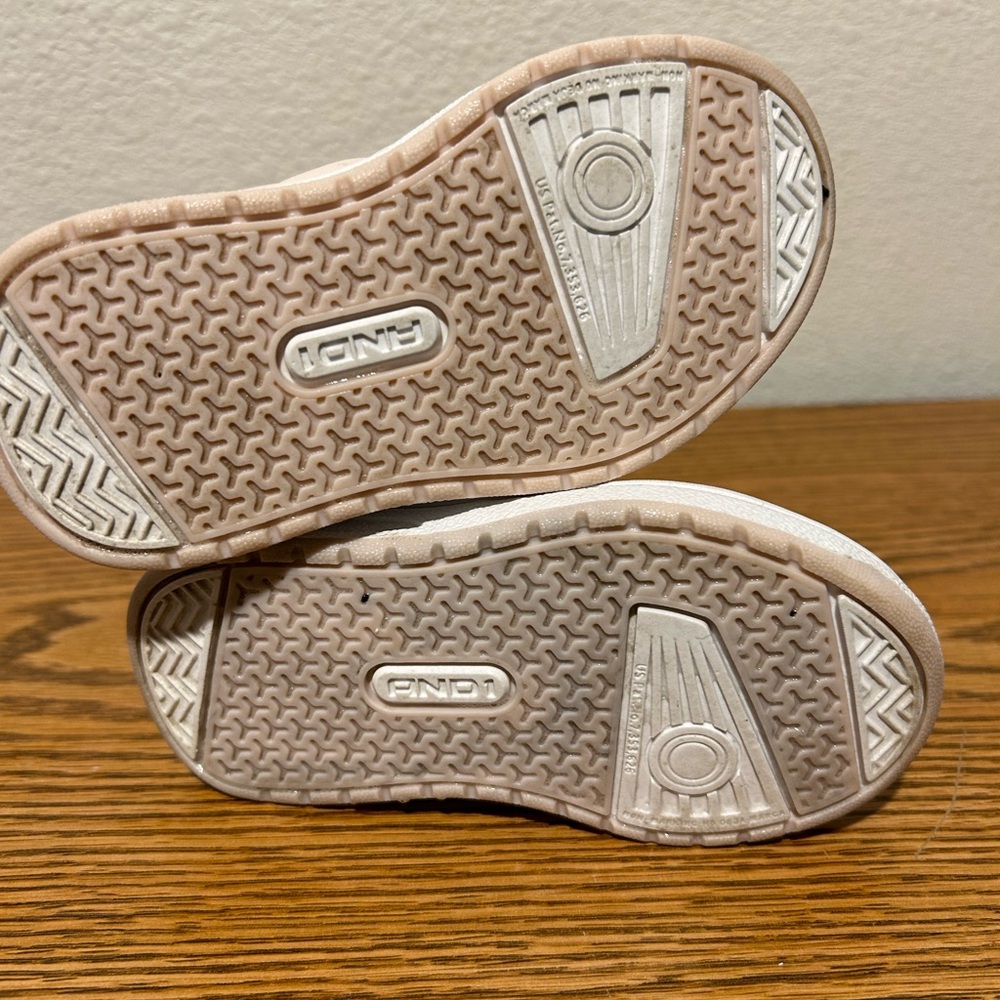 Andi Pink High-tops For Little Girls - Picture 10 of 10